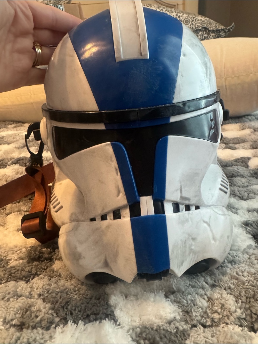 Storm trooper Salvaged popcorn bucket from Disney world
